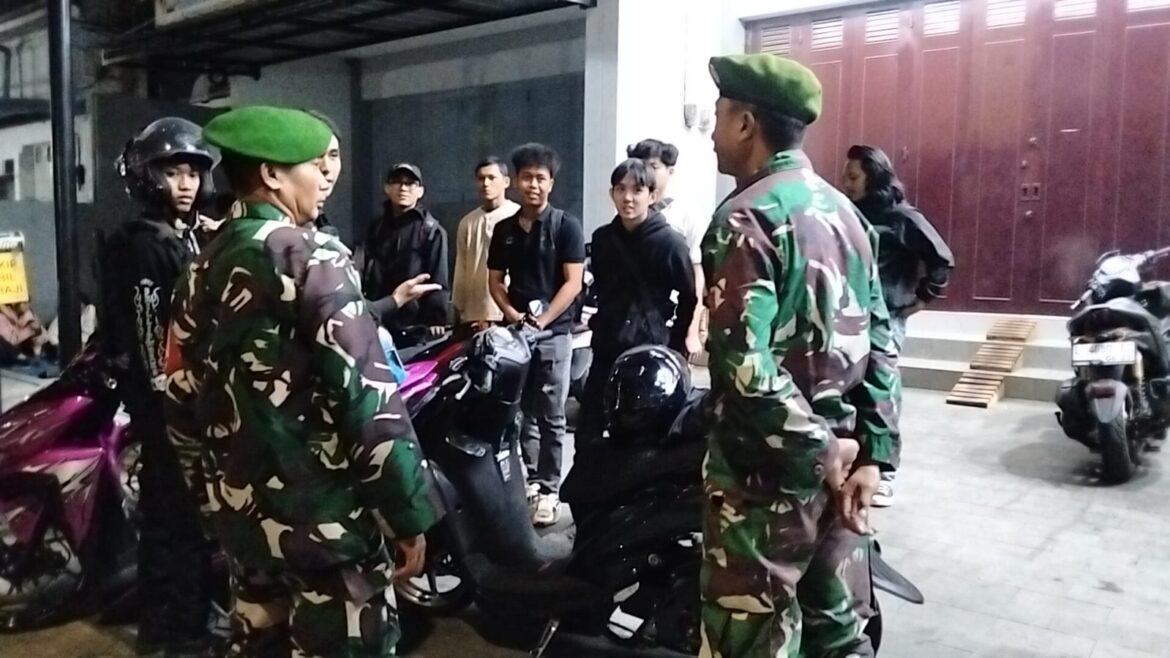 Kodim 0614/Kota Cirebon Gelar Apel dan Patroli Gabungan Antisipasi Kejahatan Kriminal serta Balap Liar